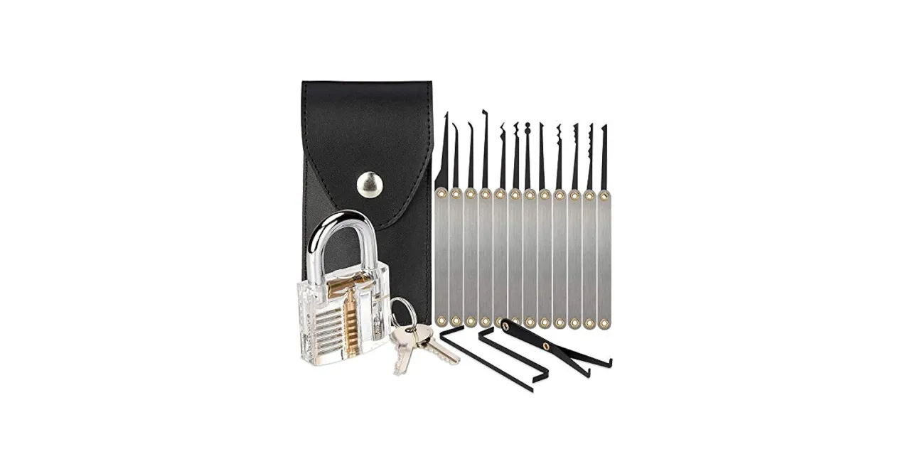 lockpicking spinacz biurowy otwieranie zamka meblowego wytrychem