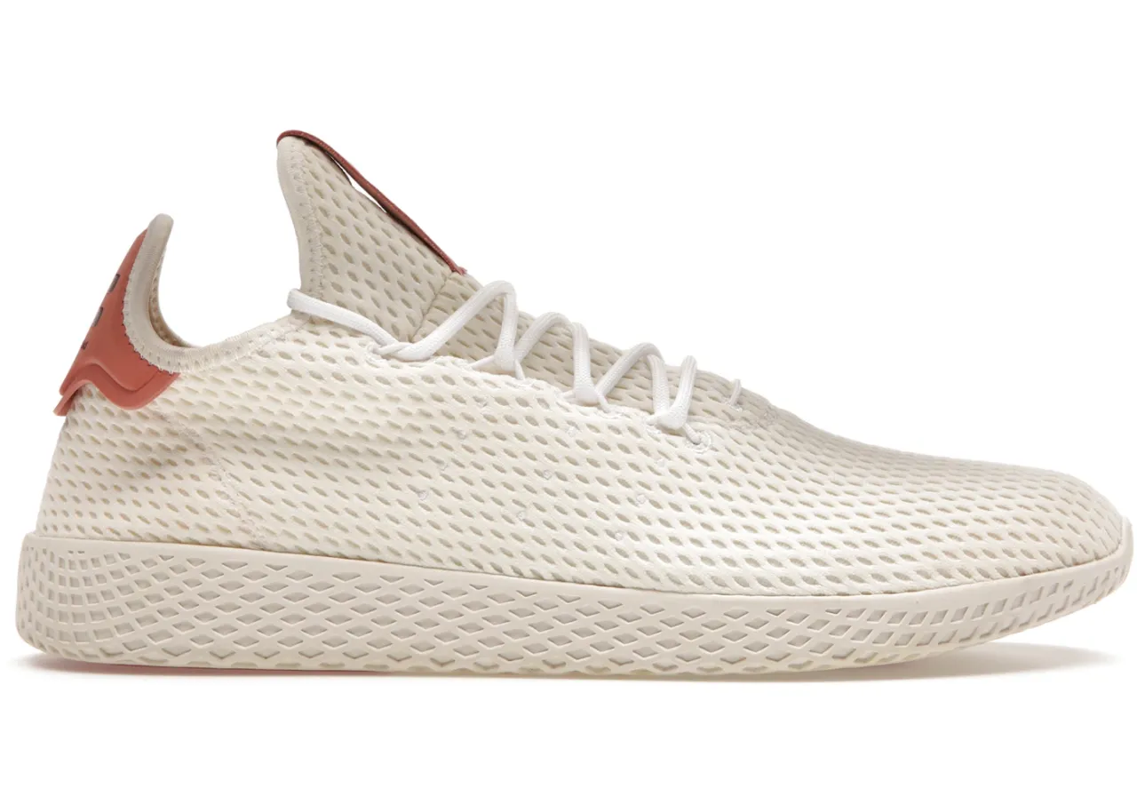 adidas Pharrell Williams Tennis Hu weiß rosa on feet