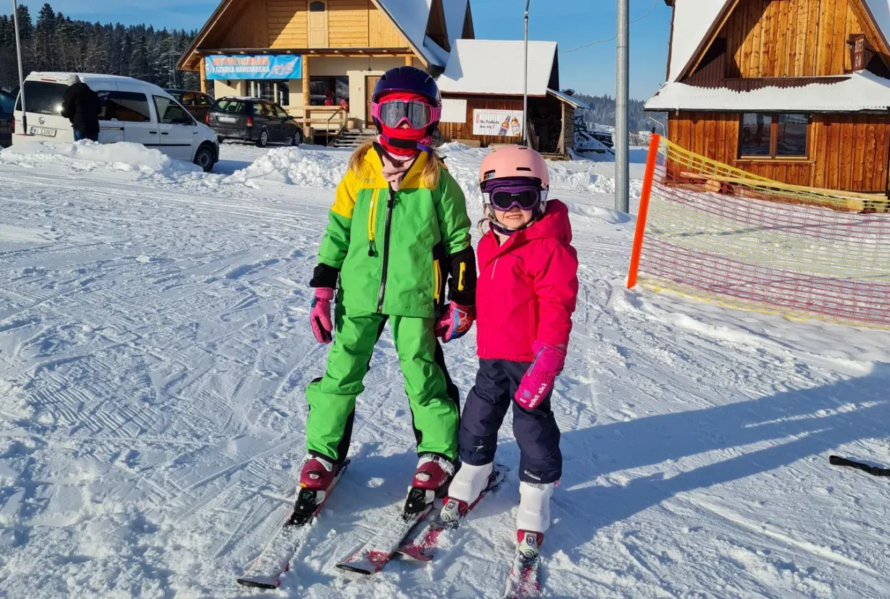 Białka Tatrzańska narty dzieci