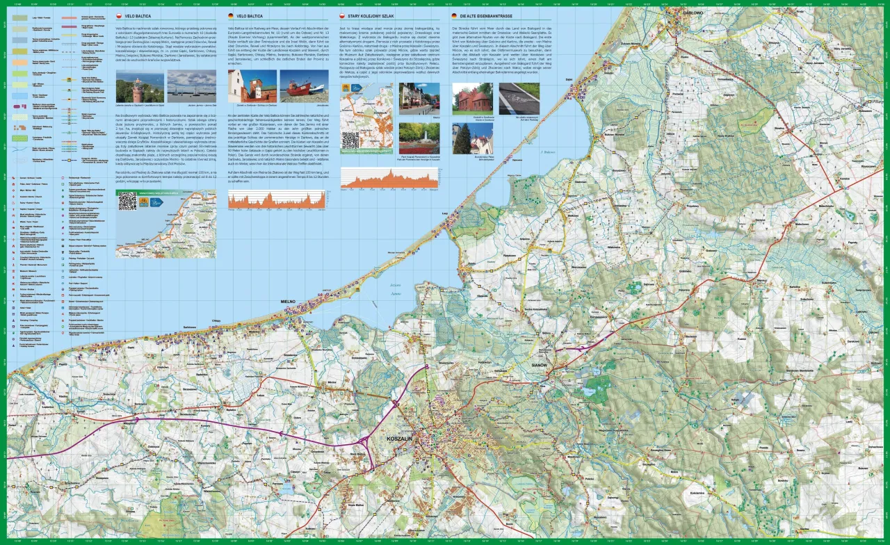 Trasa rowerowa Velo Baltica Koszalin Mielno