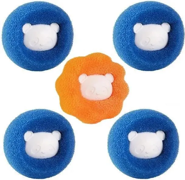 kulki do prania na sierść, silikonowe łapki do prania