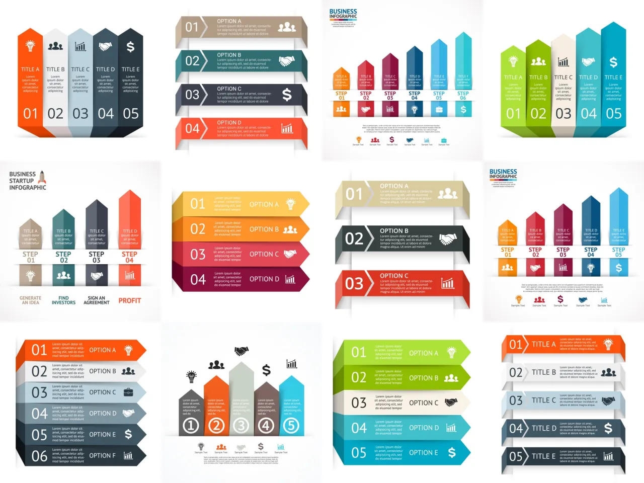 Różne techniki nauki infografika