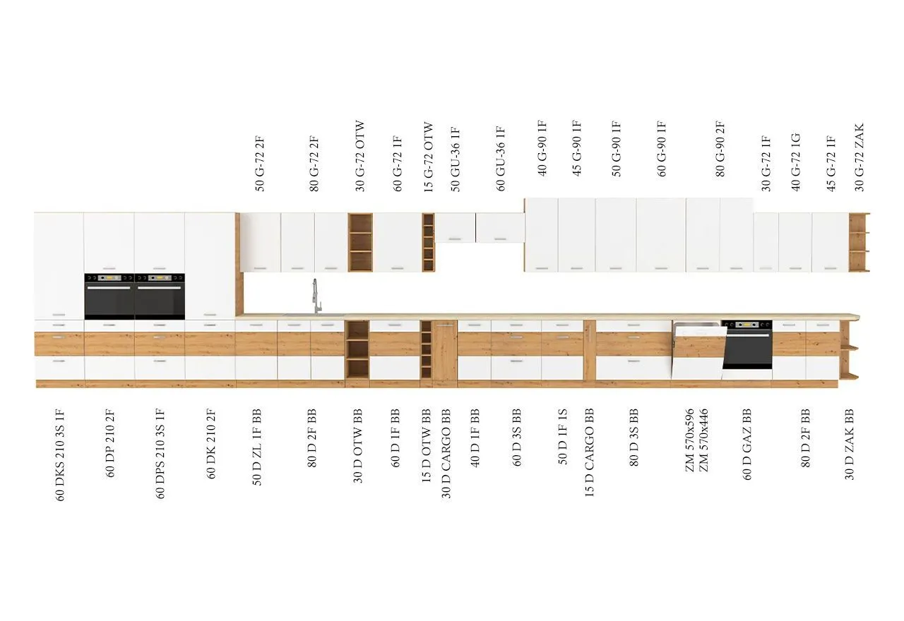 Szafka cargo wysuwana do wąskiej kuchni