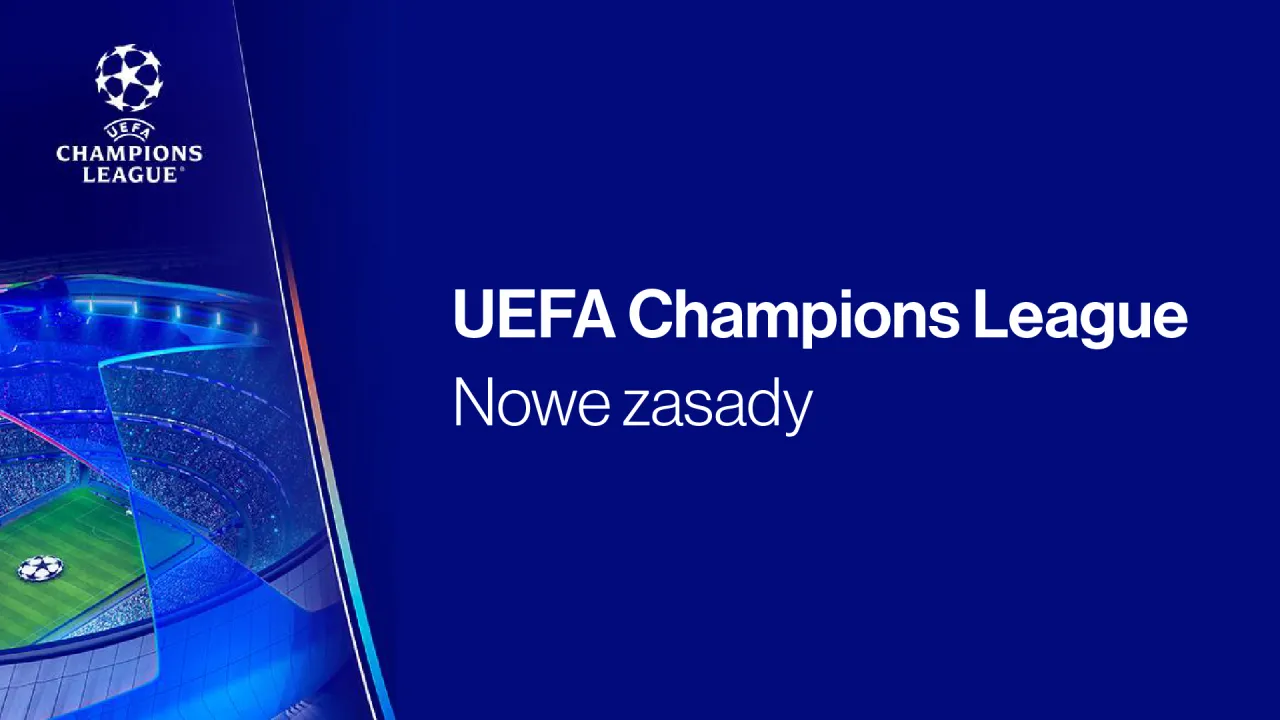Grafika wyjaśniająca nowy format Ligi Mistrz&oacute;w 2024/2025