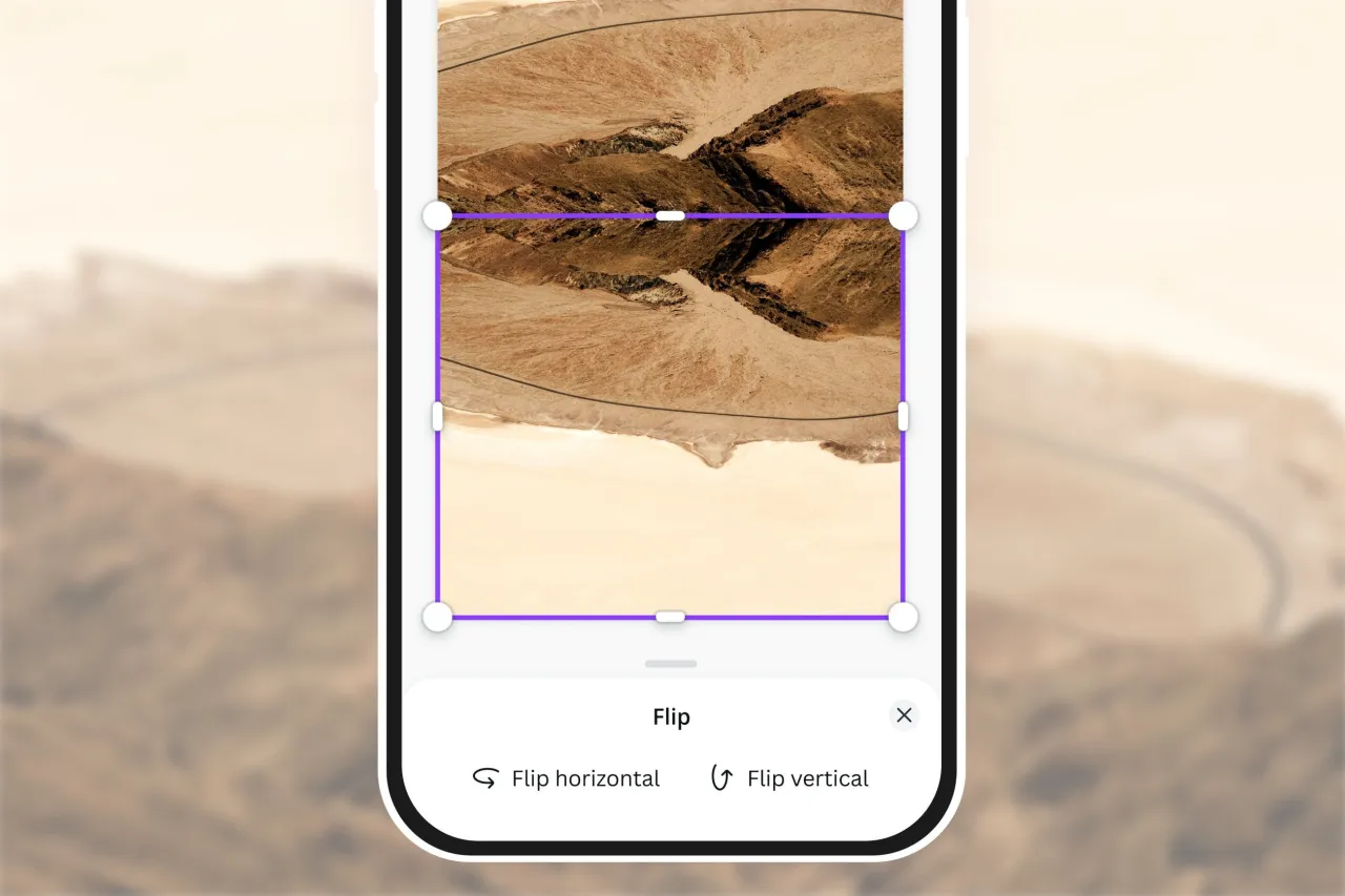 Android Zdjęcia Google edycja odbicie lustrzane