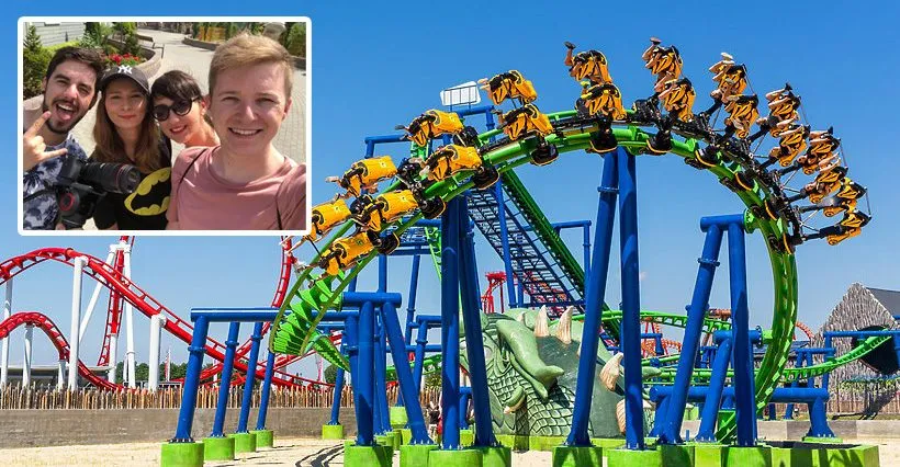 Energylandia roller coaster dzieci