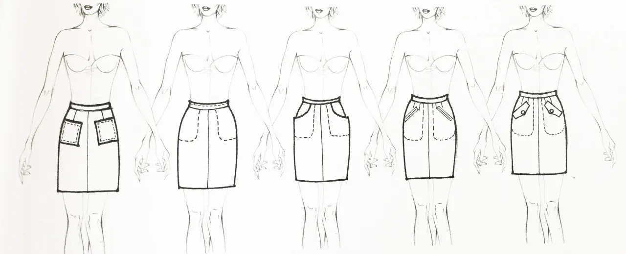 R&oacute;żne typy kieszeni w spodniach