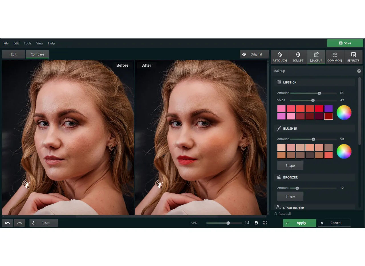 fotograf obrabiający zdjęcia w programie graficznym