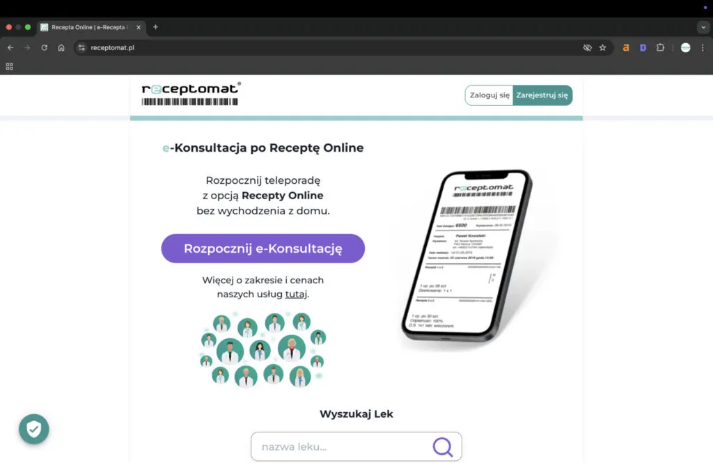 Porównanie cen e-recepty w różnych serwisach telemedycznych
