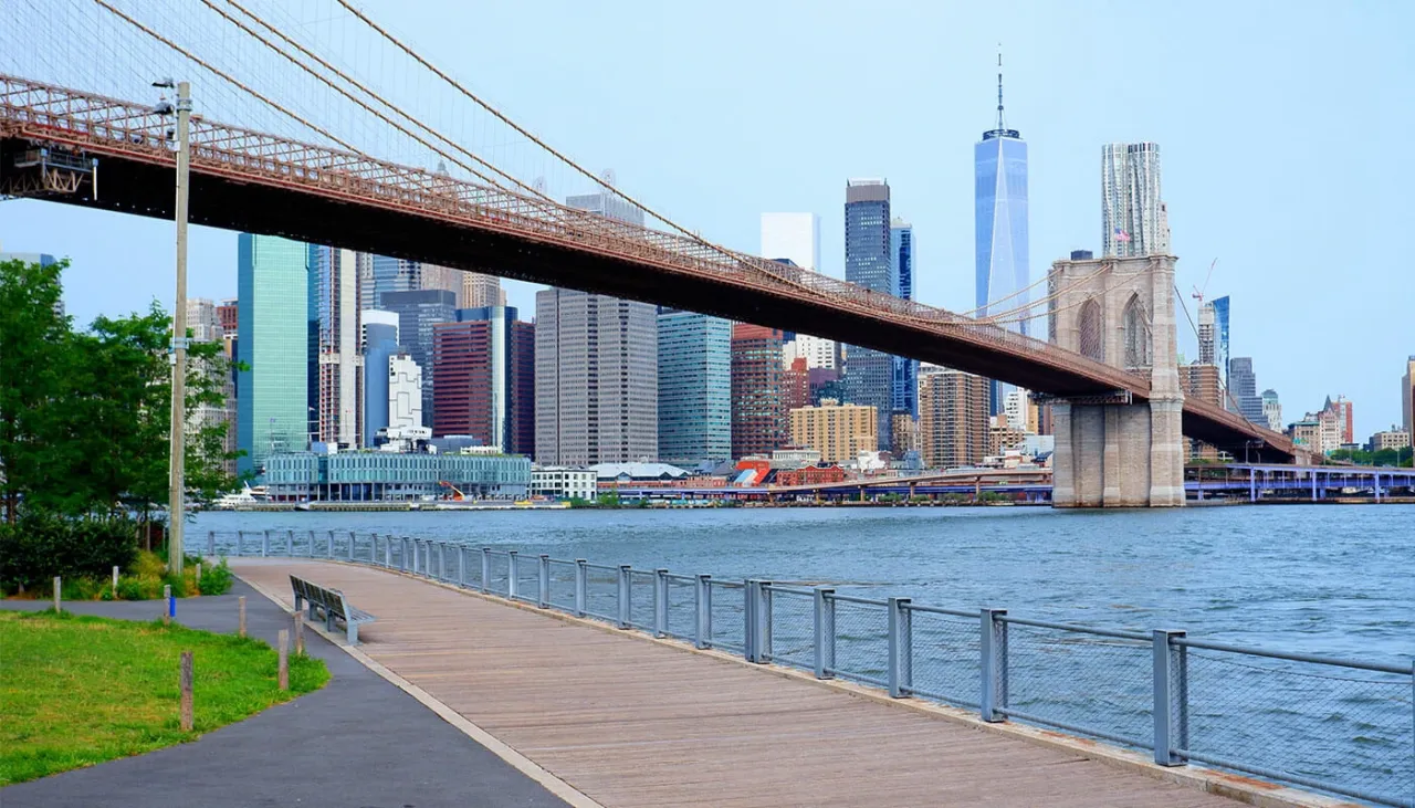 DUMBO New York vista ponte Brooklyn
