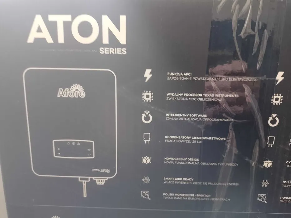 naklejka znamionowa falownik afore hasło