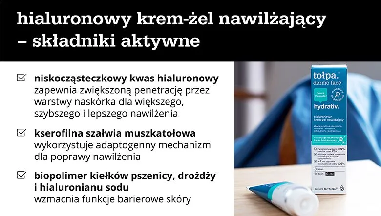 kwas hialuronowy połączenia składników aktywnych pielęgnacja