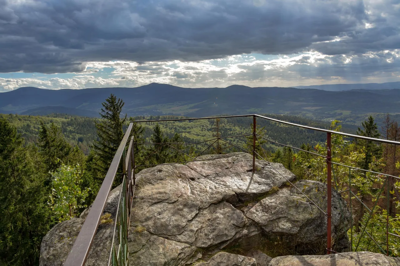 Góry Złote panorama Lądek Zdrój