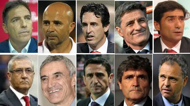 Entrenadores m&aacute;s laureados Sevilla FC