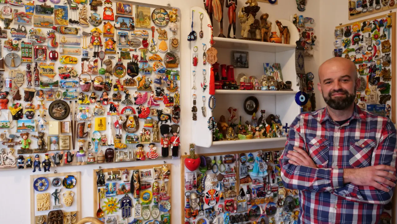 kolekcja magnes&oacute;w na lod&oacute;wce