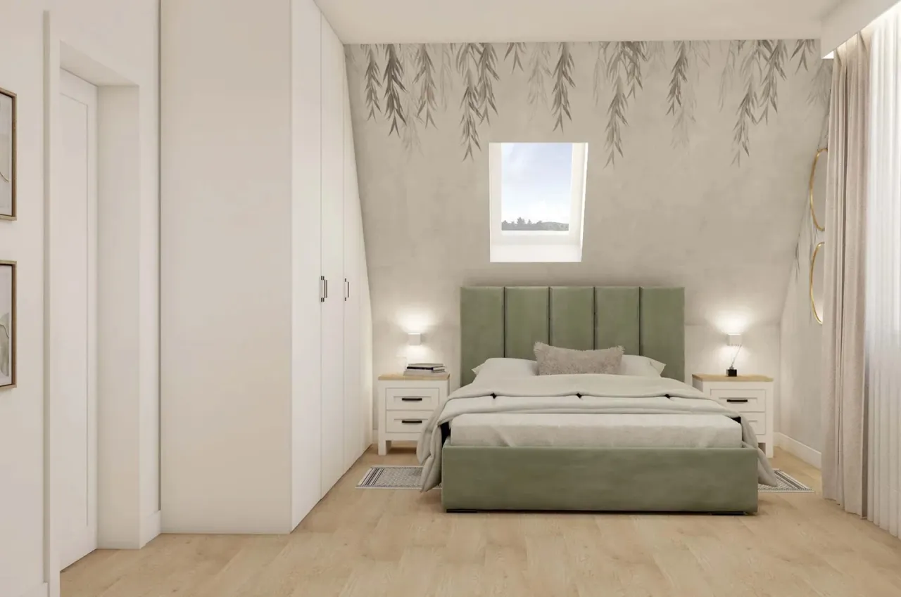 Najlepsza farba do sypialni na skosach