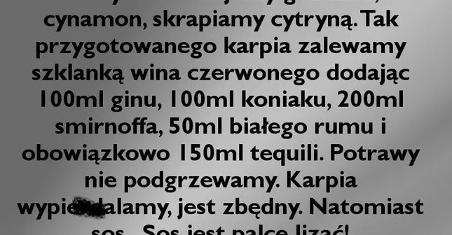 Najpopularniejsze memy przepis na karpia