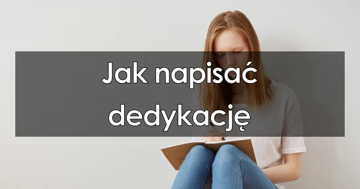 Zdjęcie Jak się pisze ode mnie - zasady pisowni w dedykacjach i podpisach