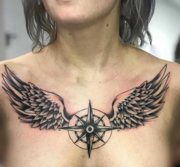 Zdjęcie Skrzydło tatuaż znaczenie - odkryj głębokie symbole i emocje
