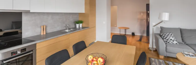 Zdjęcie Jak urządzić salon z aneksem kuchennym 30m2 – unikaj tych błędów