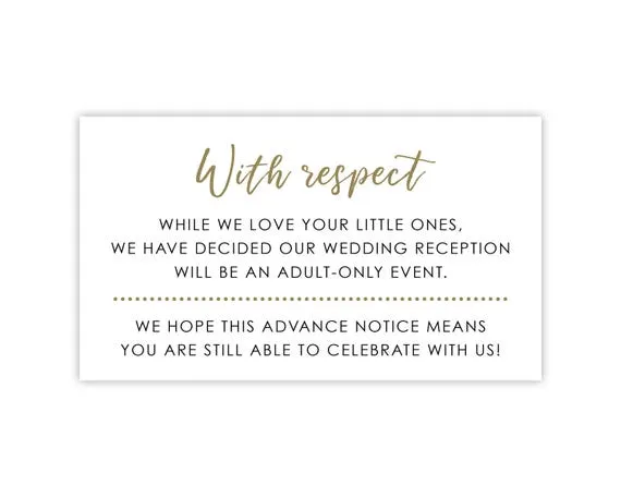 zaproszenie wesele tylko dla dorosłych tekst