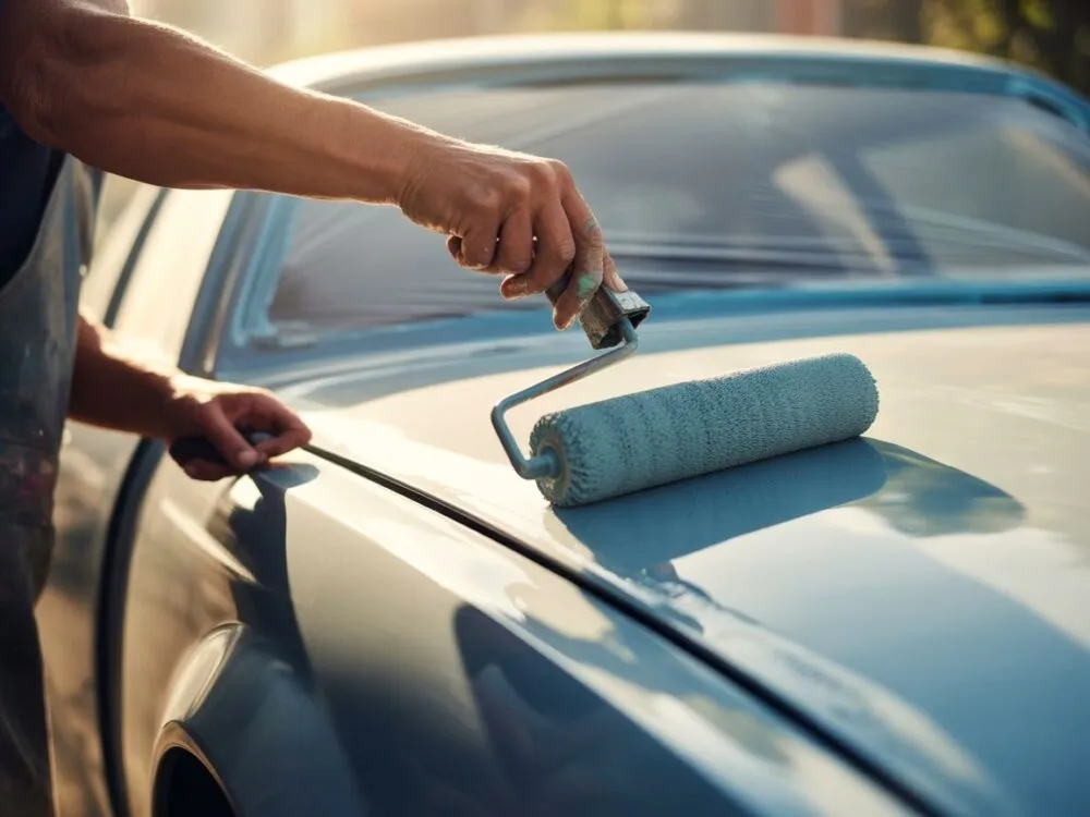 Rodzaje farb do malowania samochodu wałkiem porównanie