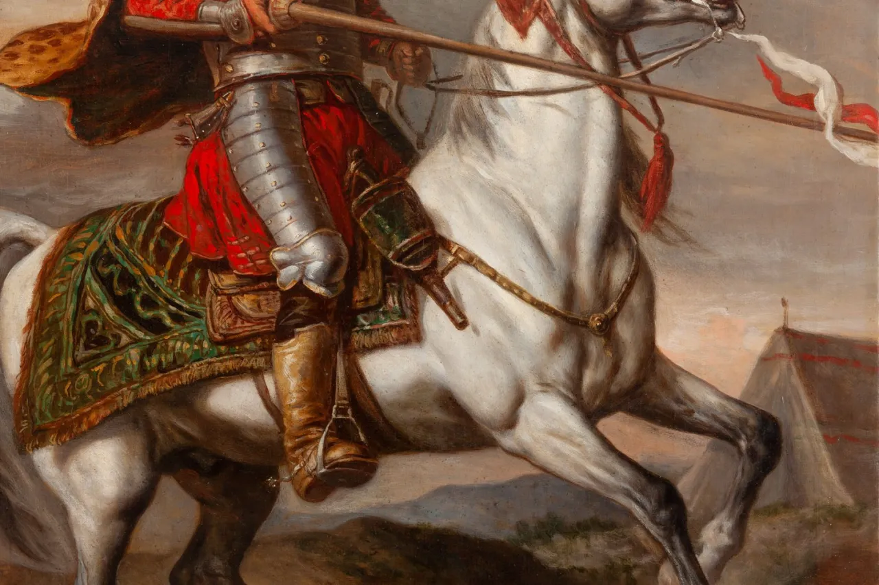 Husarz na koniu
