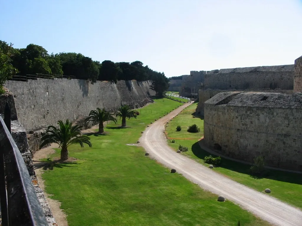 Stare Miasto Rodos mury obronne