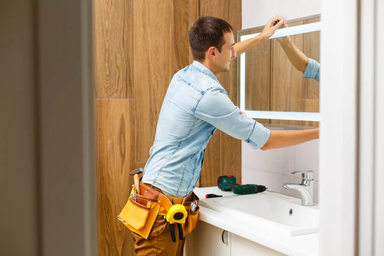 prawidłowe nakładanie kleju do lustra pasy