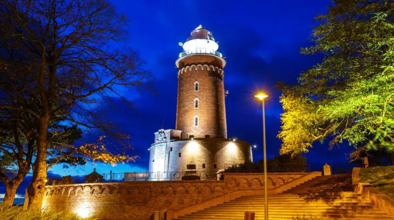 Latarnia morska Kołobrzeg zimą