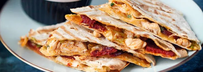 quesadilla z kurczakiem i serem przepis