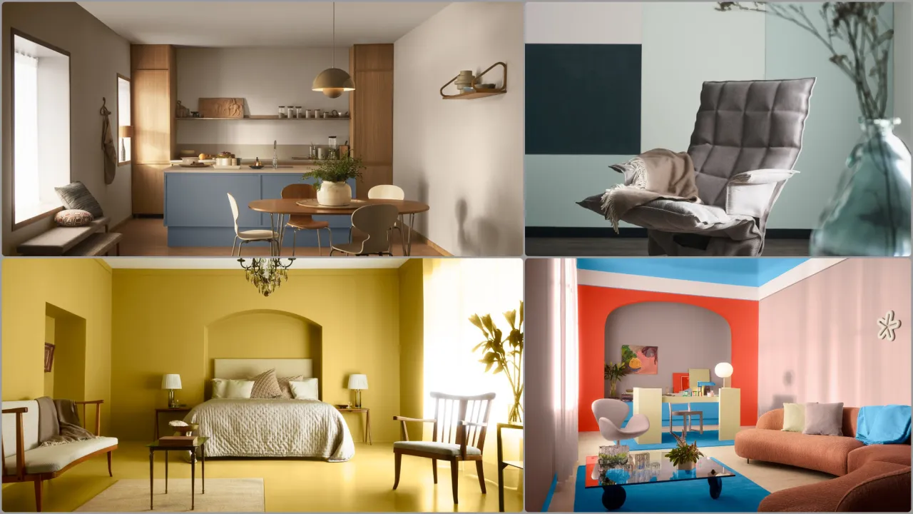 Paleta modnych kolorów do salonu 2026