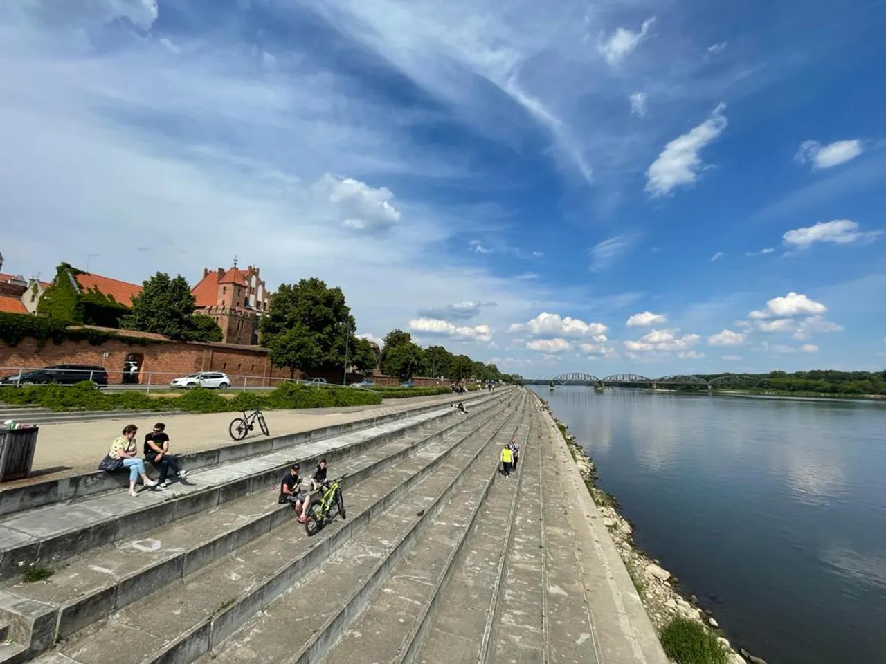 Toruń Krzywa Wieża Wisła
