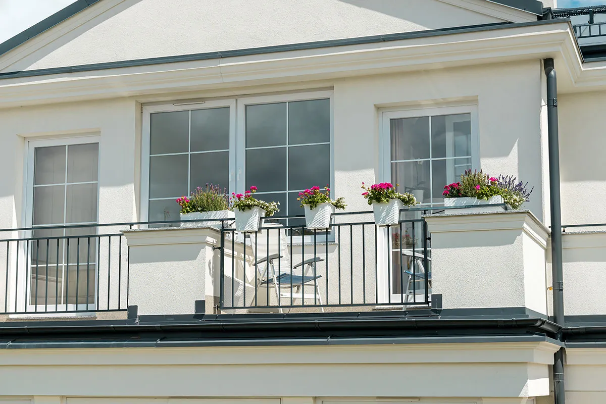 inspiracje elewacja białe okna r&oacute;żne style dom&oacute;w