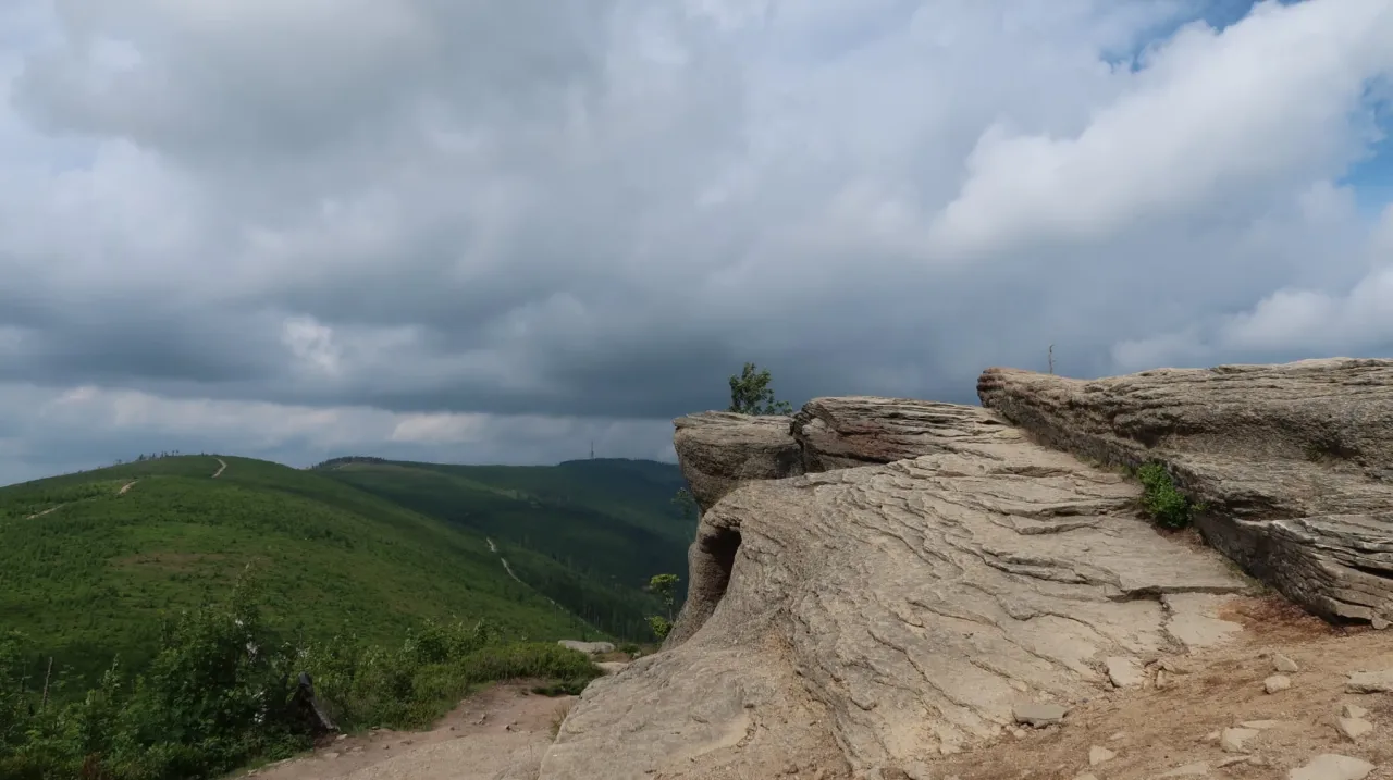 Malinowska Skała charakterystyczna ambona
