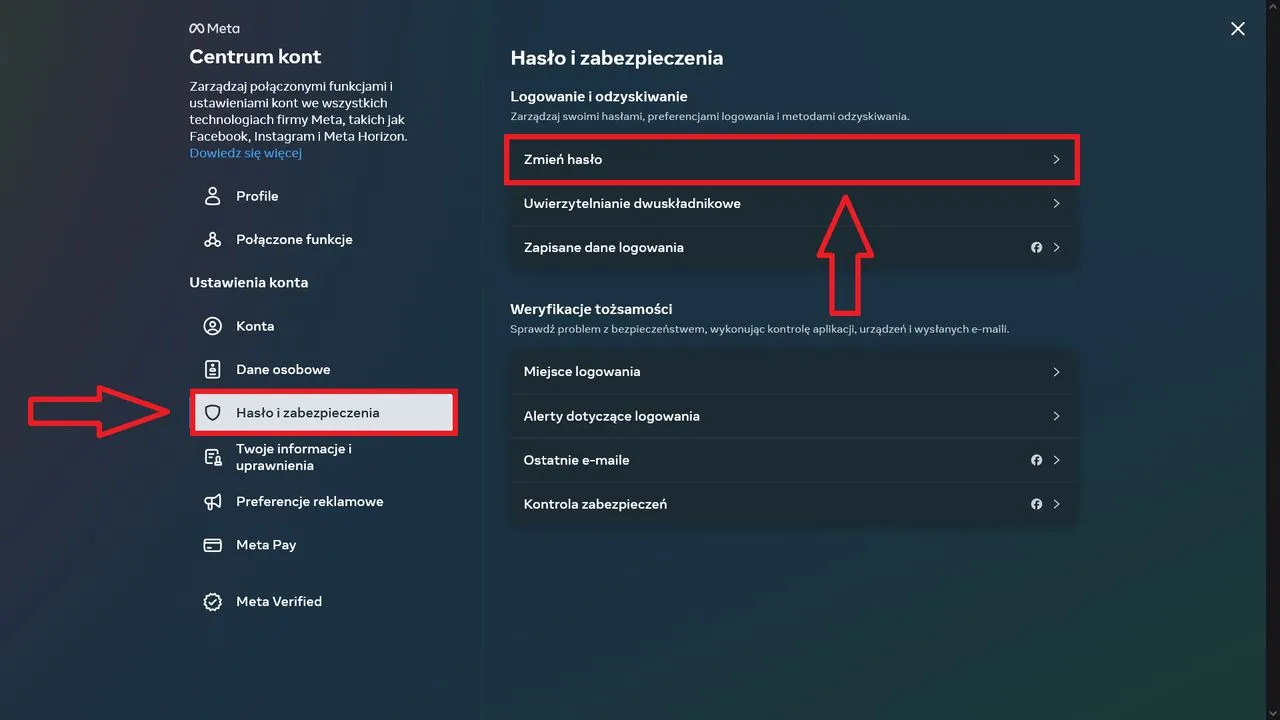ustawienia bezpieczeństwa facebook, uwierzytelnianie dwuskładnikowe