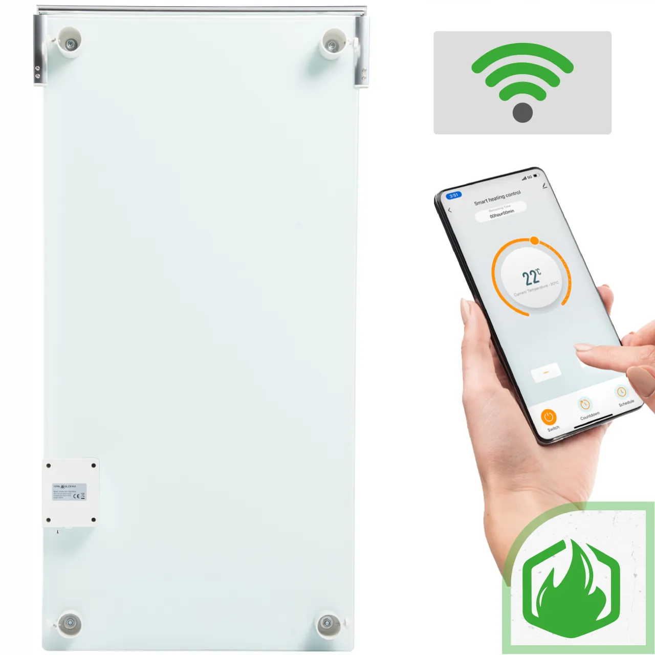 grzejnik łazienkowy sterowanie smartfonem