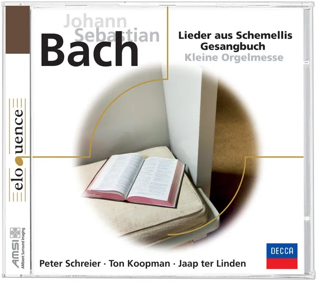 Johann Sebastian Bach Portrait Schemellis Gesangbuch