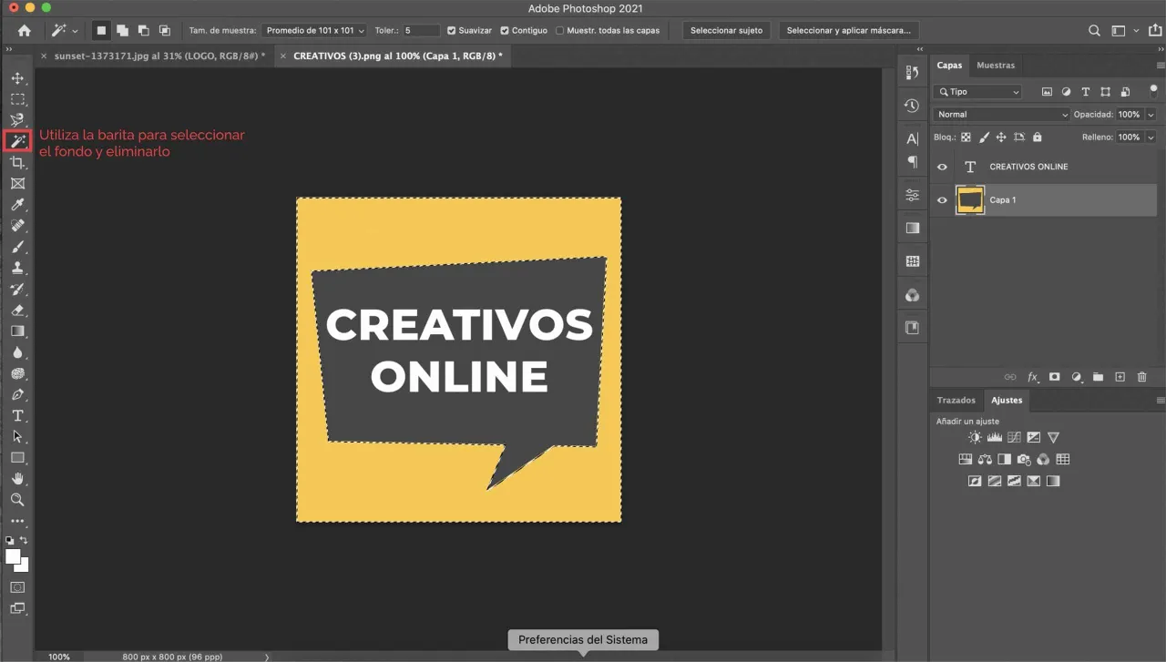 Photoshop znak wodny logo przezroczystość