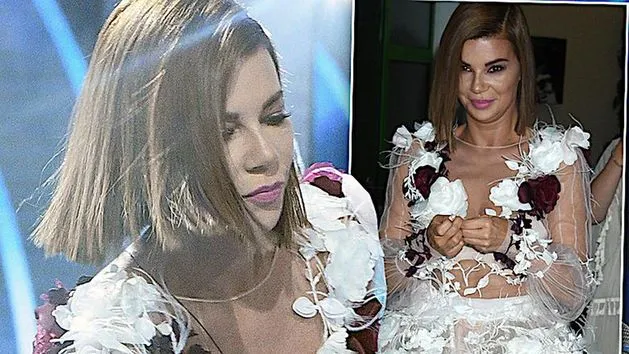 Edyta G&oacute;rniak stylizacje sceniczne cekiny pi&oacute;ra