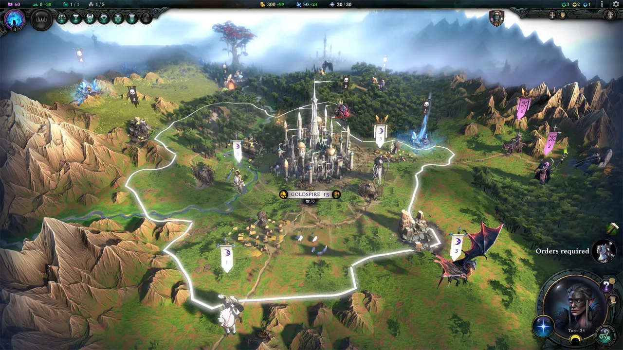 Age of Wonders 4 gameplay screenshot
