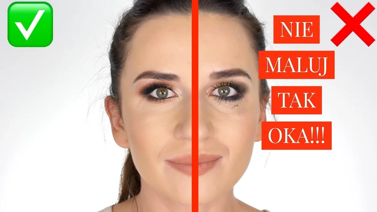 błędy w makijażu oczu
