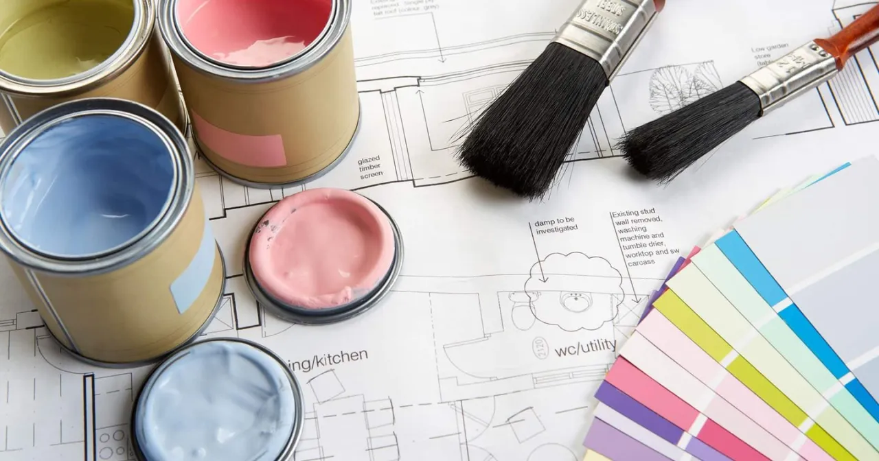 Etykiety farb bezpiecznych dla zdrowia z certyfikatami