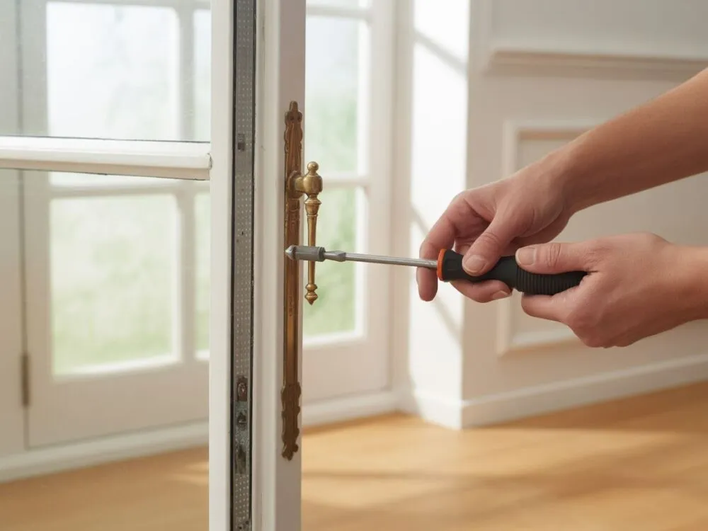 Jak dokręcić luźną klamkę okienną instrukcja