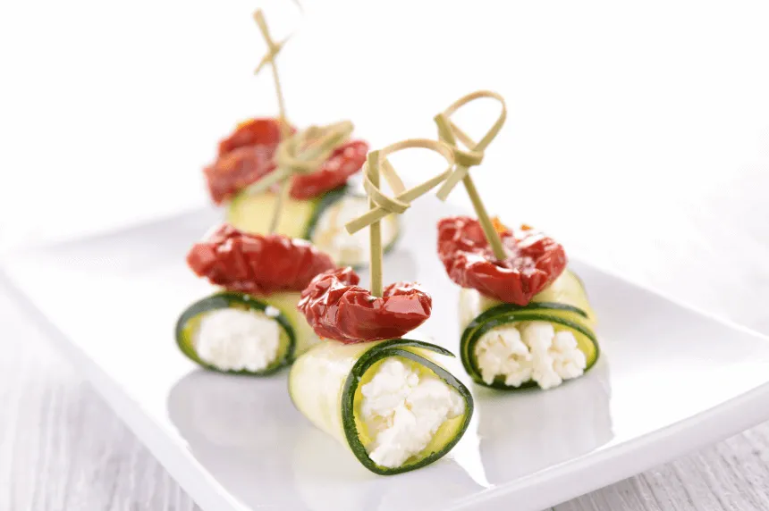 wytrawne bezglutenowe przekąski na desce