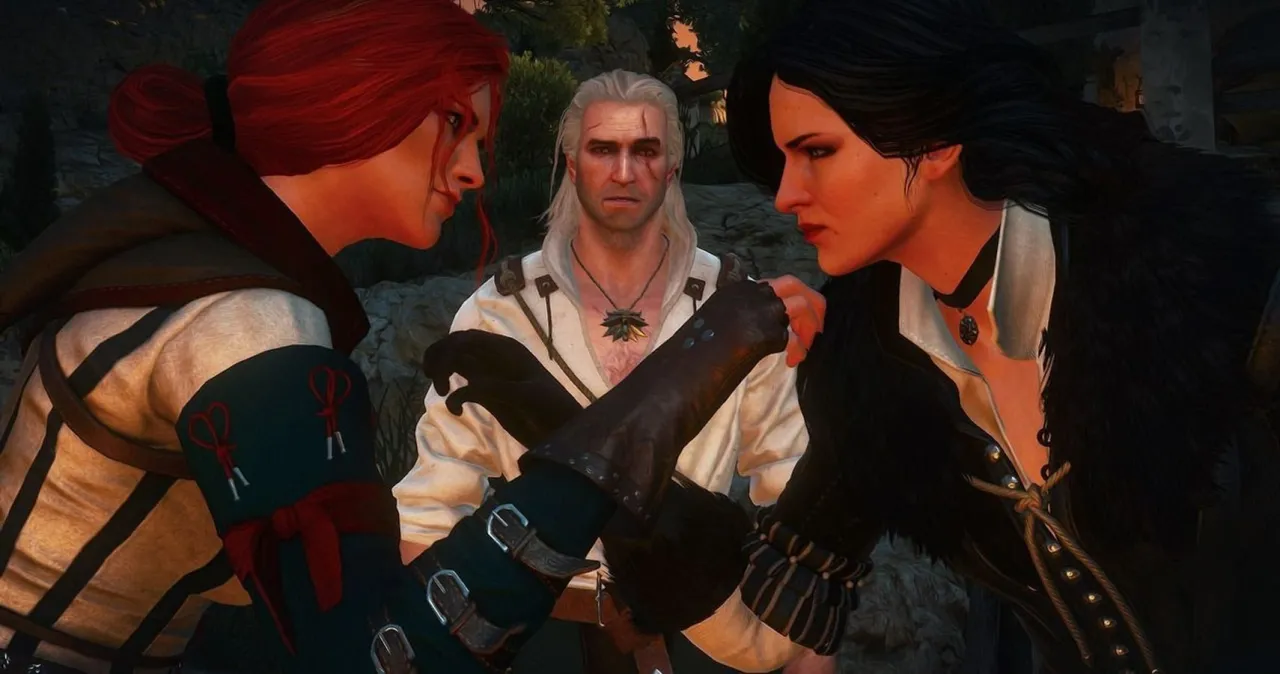 Geralt upokorzony przez Yennefer i Triss