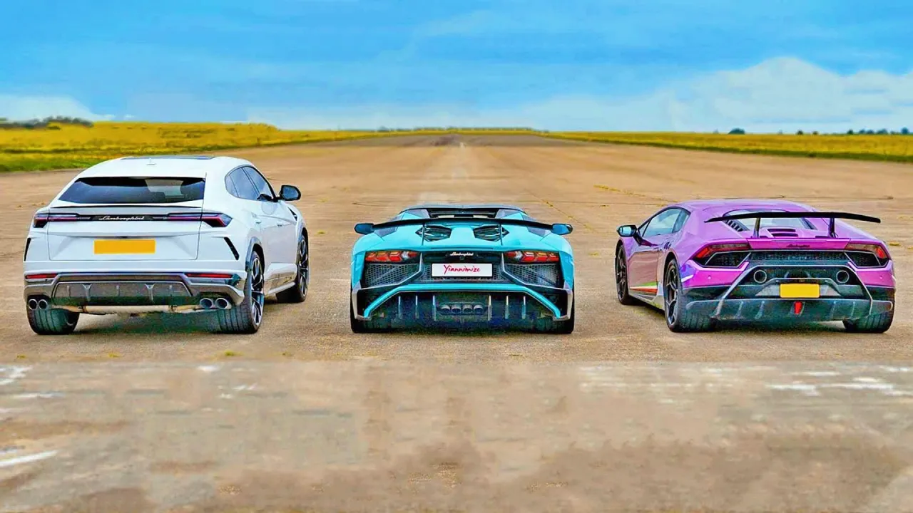 Lamborghini prędkość maksymalna ranking