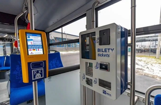 Automat biletowy MPK Kraków lub aplikacja mobilna bilety komunikacja miejska