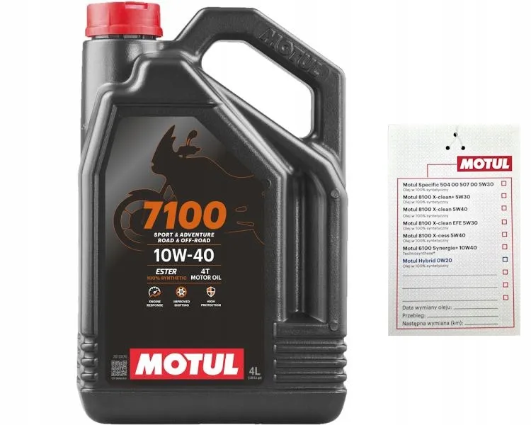Oryginalny olej Motul 7100 opakowanie