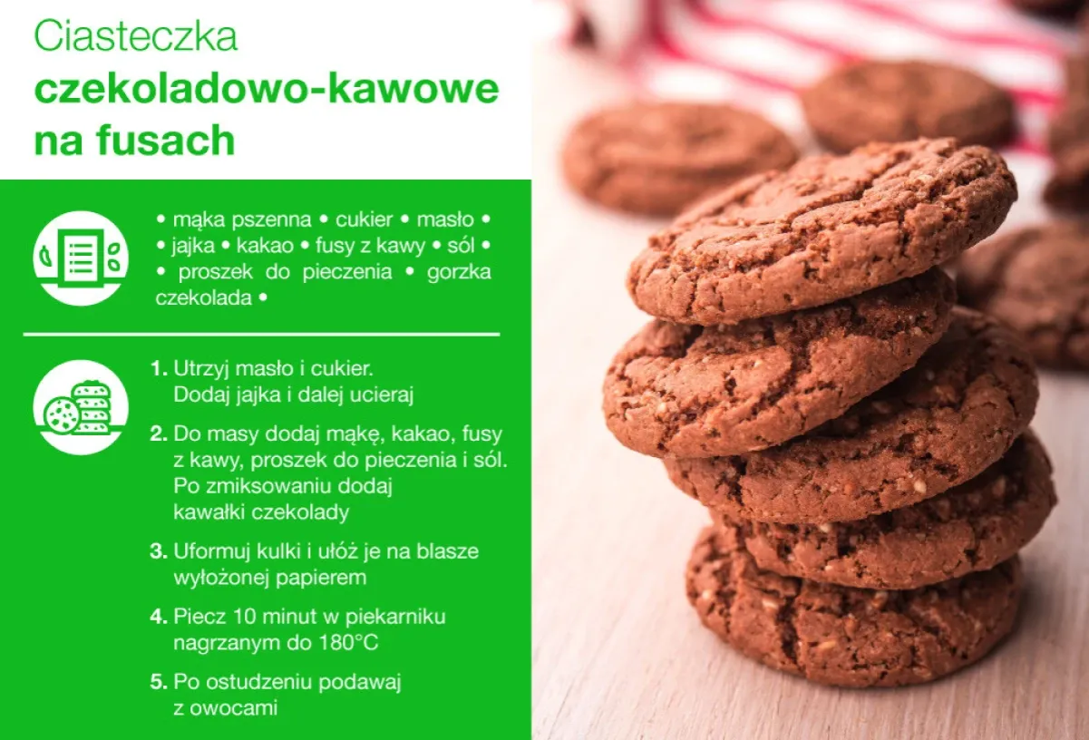 Suszenie fusów kawowych do pieczenia
